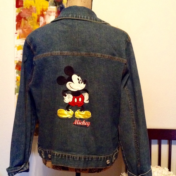 mickey mouse jean jacket